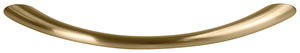 Häfele 155.00.493 Bow Pull, Pulsar, Zinc, 160 mm (6 5/16") CTC, (8") 203 mm (8") length, M4 thread, silver steel look