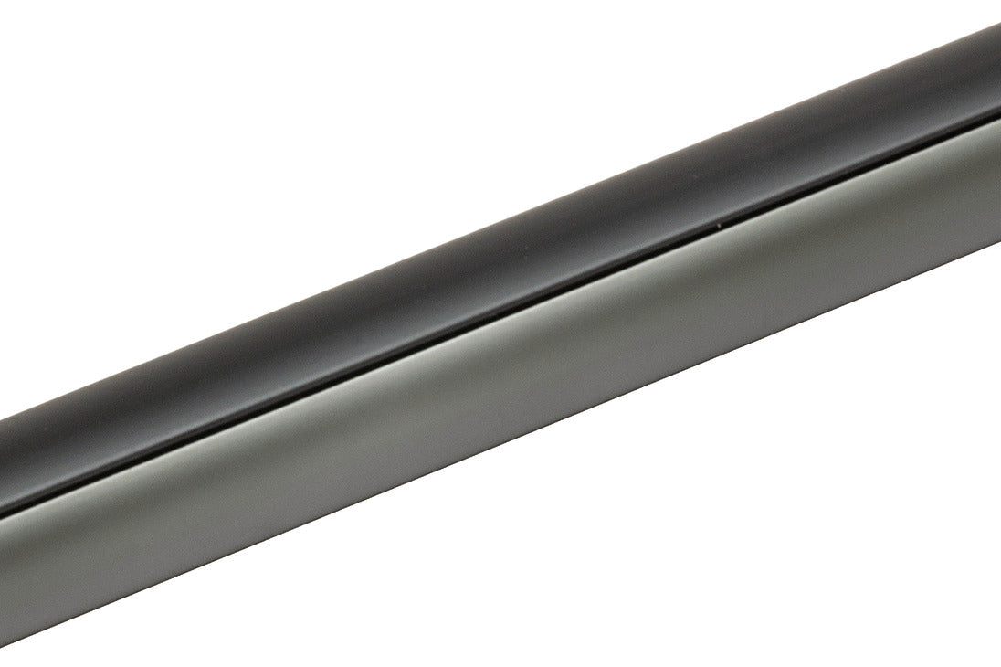 Häfele 830.28.800 TAG - Closet Rod for Lighting, Synergy Elite Collection, Slate, Black Insert, 96" Length