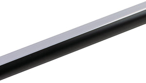 Häfele 830.28.800 TAG - Closet Rod for Lighting, Synergy Elite Collection, Slate, Black Insert, 96" Length