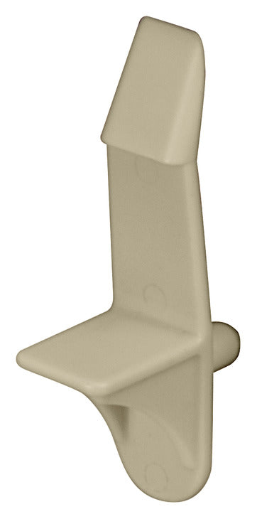 Häfele 282.47.140 Shelf Support, With Spring Clip, for wood shelves 19mm thick, Beige