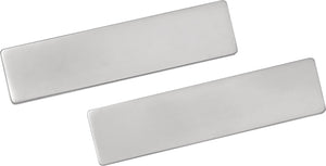 Häfele 807.83.060 TAG - End Caps, for Leather Cleat Boards, Matte aluminum