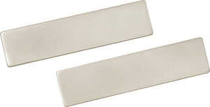 Häfele 807.83.060 TAG - End Caps, for Leather Cleat Boards, Matte aluminum
