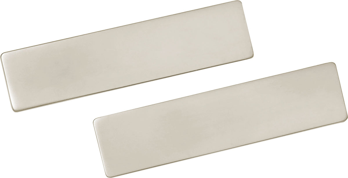 Häfele 807.83.660 TAG - End Caps, for Leather Cleat Boards, Matte nickel