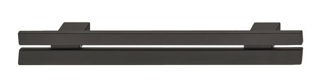 Häfele 106.70.480 Pull, Ozark, Zinc, Matte black, 128 mm (5 1/16") CTC