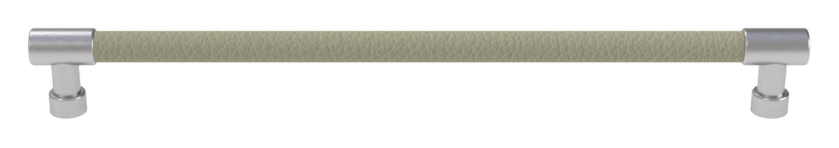 Häfele 111.95.400 TAG - Bar Pull, Traditional, Zinc, Faux Leather, Black/winter, 128 mm (5 1/16") CTC