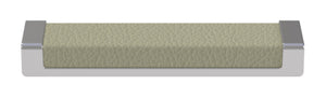 Häfele 111.95.469 TAG - Pull, Minimalist, Zinc, Faux Leather, Slate/graphite/winter, 256 mm (10 1/16") CTC