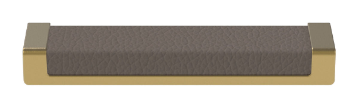 Häfele 111.95.460 TAG - Pull, Minimalist, Zinc, Faux Leather, Matte aluminum/winter, 256 mm (10 1/16") CTC