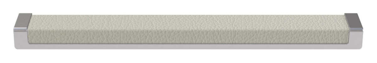 Häfele 111.95.460 TAG - Pull, Minimalist, Zinc, Faux Leather, Matte aluminum/winter, 256 mm (10 1/16") CTC