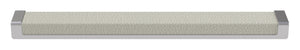 Häfele 111.95.464 TAG - Pull, Minimalist, Zinc, Faux Leather, Matte gold/oyster, 256 mm (10 1/16") CTC