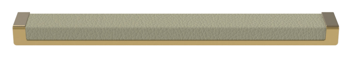 Häfele 111.95.438 TAG - Pull, Minimalist, Zinc, Faux Leather, Black/pewter, 128 mm (5 1/16") CTC