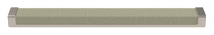 Häfele 111.95.464 TAG - Pull, Minimalist, Zinc, Faux Leather, Matte gold/oyster, 256 mm (10 1/16") CTC