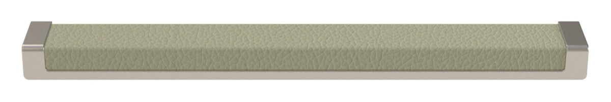 Häfele 111.95.469 TAG - Pull, Minimalist, Zinc, Faux Leather, Slate/graphite/winter, 256 mm (10 1/16") CTC