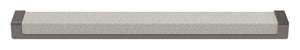 Häfele 111.95.469 TAG - Pull, Minimalist, Zinc, Faux Leather, Slate/graphite/winter, 256 mm (10 1/16") CTC