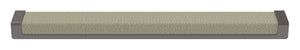 Häfele 111.95.460 TAG - Pull, Minimalist, Zinc, Faux Leather, Matte aluminum/winter, 256 mm (10 1/16") CTC