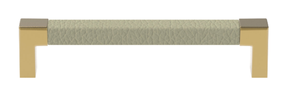 Häfele 111.95.484 TAG - Pull, Modern, Zinc, Faux Leather, Matte nickel/winter, 128 mm (5 1/16") CTC
