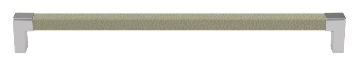 Häfele 111.95.483 TAG - Pull, Modern, Zinc, Faux Leather, Matte gold/pewter, 128 mm (5 1/16") CTC