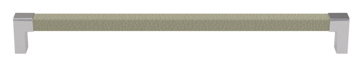 Häfele 111.95.484 TAG - Pull, Modern, Zinc, Faux Leather, Matte nickel/winter, 128 mm (5 1/16") CTC