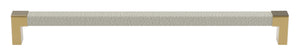 Häfele 111.95.475 TAG - Pull, Modern, Zinc, Faux Leather, Chrome/winter, 128 mm (5 1/16") CTC