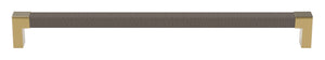 Häfele 111.95.475 TAG - Pull, Modern, Zinc, Faux Leather, Chrome/winter, 128 mm (5 1/16") CTC