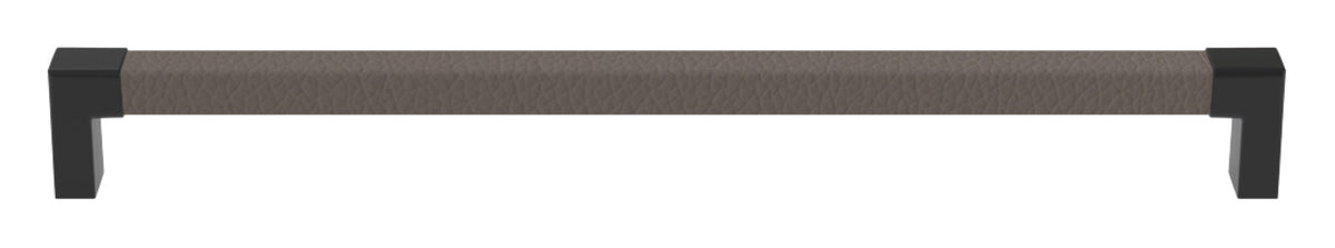 Häfele 111.95.475 TAG - Pull, Modern, Zinc, Faux Leather, Chrome/winter, 128 mm (5 1/16") CTC