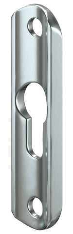 Häfele 271.52.903 Keyhole Plate Bed Connector, for machined-recess installation, with 1 keyhole, For hooking into screw head ⌀: 10 mm, height: 60 mm, zinc plated
