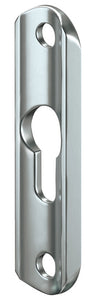 Häfele 271.52.903 Keyhole Plate Bed Connector, for machined-recess installation, with 1 keyhole, For hooking into screw head ⌀: 10 mm, height: 60 mm, zinc plated