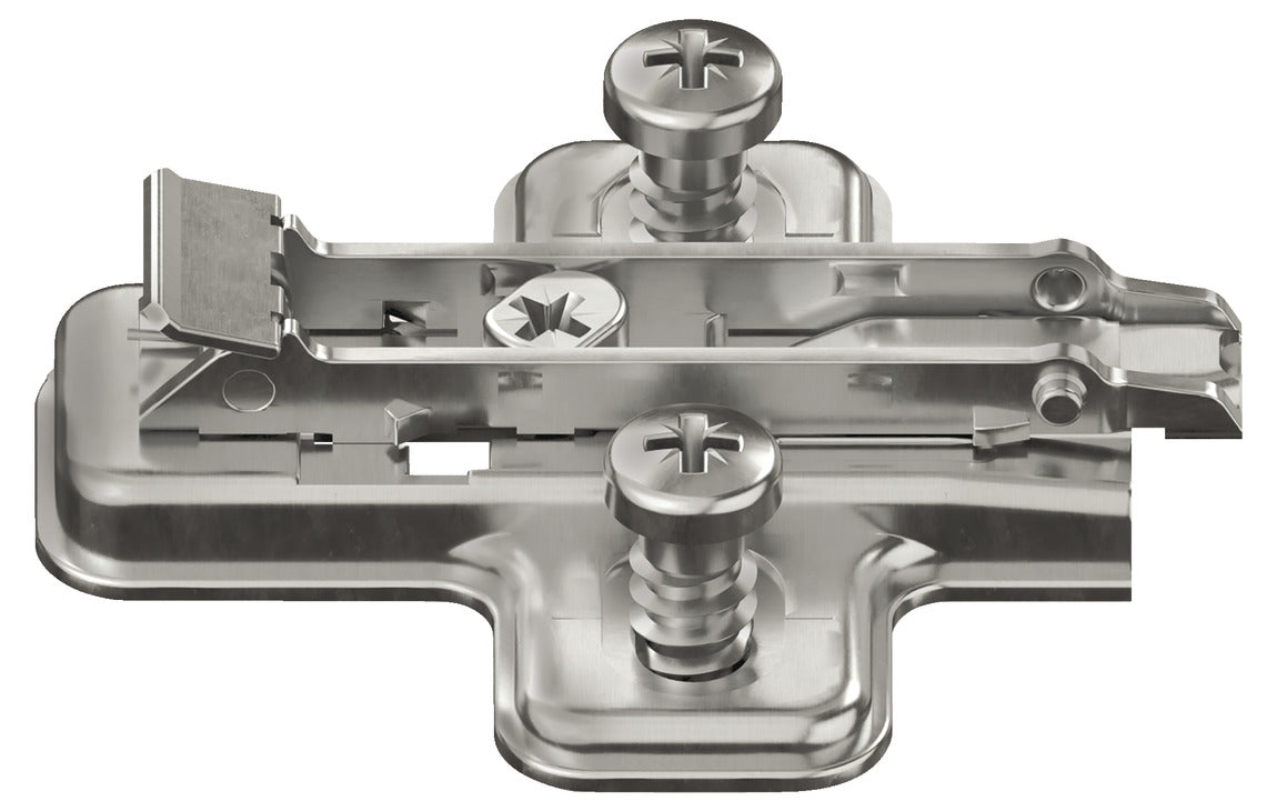 Häfele 329.73.514 Salice - Clip Mounting Plate, with quick fixing system, With pre-mounted Euro screws, 4 mm, BAVGL49F/16