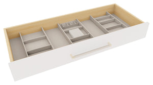 Häfele 807.87.103 TAG - Jewelry Organizer Drawer Tray, Contour, For 24" wide drawers, 20" depth, oyster
