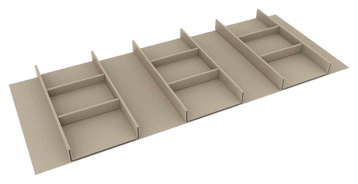 Häfele 807.87.722 TAG - Tie & Belt Drawer Organizer, Contour, For 24" wide drawers, 16" depth, winter