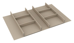 Häfele 807.87.125 TAG - Tie & Belt Drawer Organizer, Contour, For 36" wide drawers, 20" depth, oyster