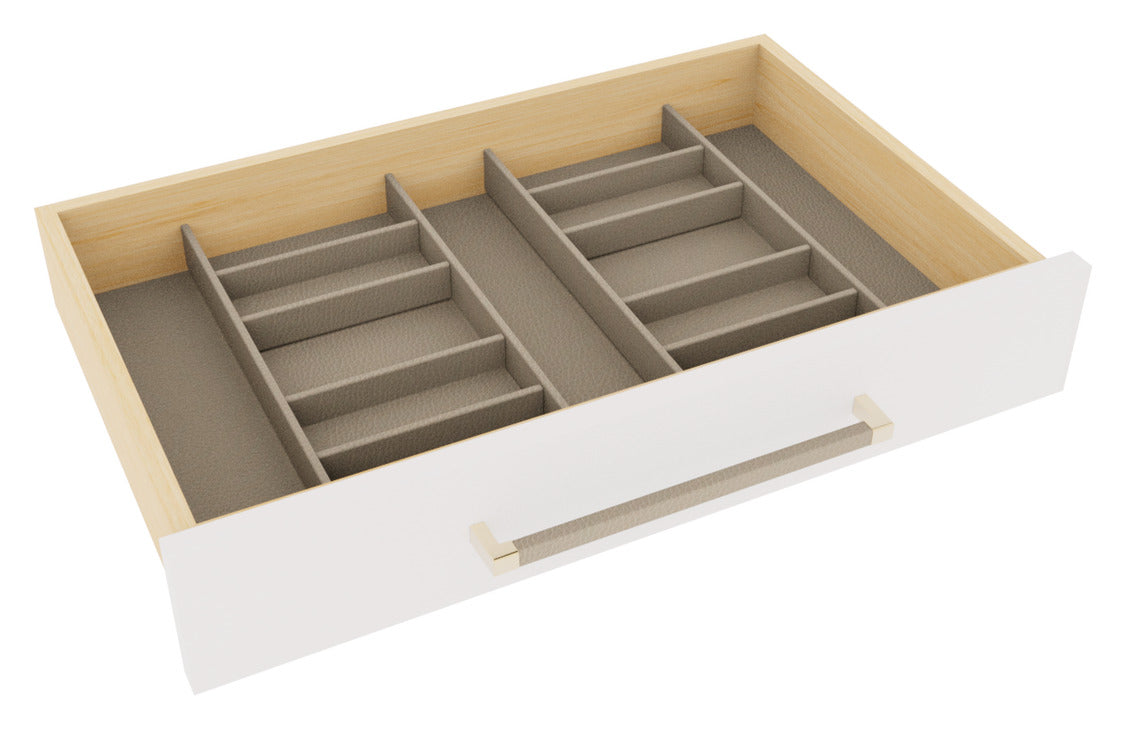 Häfele 807.87.714 TAG - Sunglass Organizer Drawer Insert, Contour, For 36" wide drawers, 16" depth, winter
