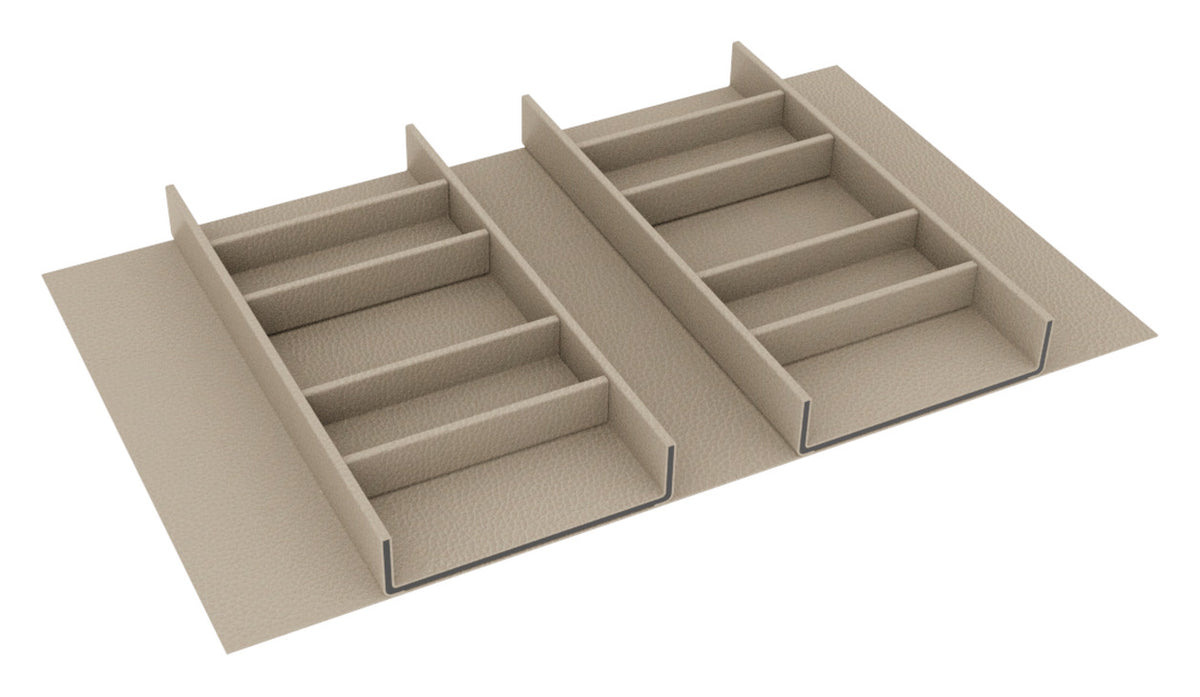 Häfele 807.87.714 TAG - Sunglass Organizer Drawer Insert, Contour, For 36" wide drawers, 16" depth, winter