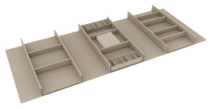 Häfele 807.87.705 TAG - Jewelry Organizer Drawer Tray, Contour, For 36" wide drawers, 20" depth, winter