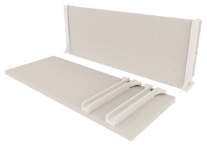 Häfele 807.87.541 TAG - Dividers for Drawer Organizer Accessories, Contour, 5" height, 14 7/16" depth, pewter