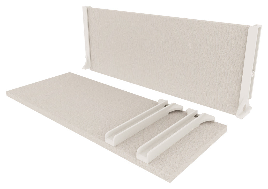 Häfele 807.87.542 TAG - Dividers for Drawer Organizer Accessories, Contour, 3" height, 18 9/16" depth, pewter