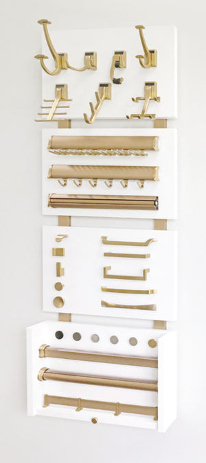 Häfele 732.05.817 TAG - Showroom Hardware Display, Matte gold