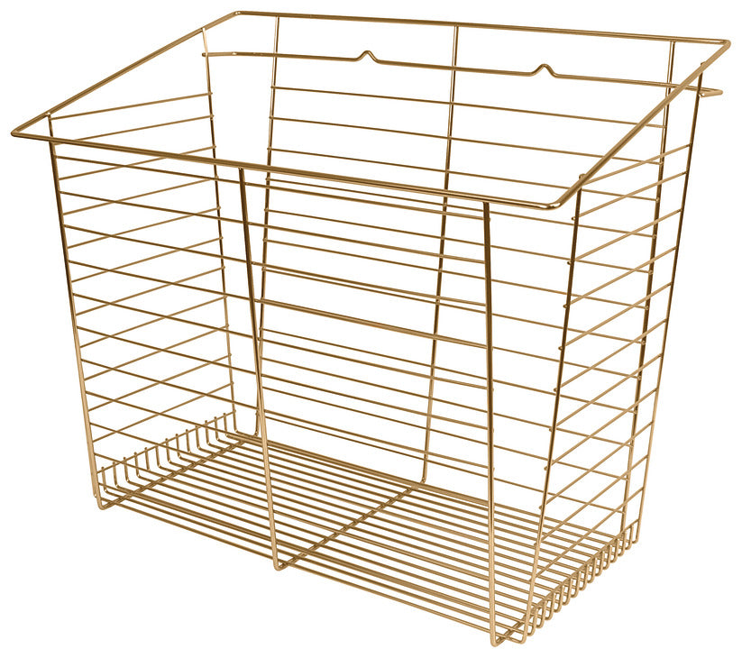 Häfele 547.42.242 Wire Laundry Hamper, Slanted Hook-On, 23" width, 15 7/16" depth, chrome