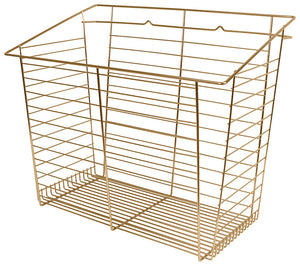 Häfele 547.42.242 Wire Laundry Hamper, Slanted Hook-On, 23" width, 15 7/16" depth, chrome