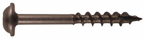 Häfele 019.09.087 Pocket Hole Screw, Face Frame, Square Drive, T17, Steel, Dry Lube, Round washer head, coarse thread, #8 x 1"