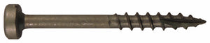Häfele 019.09.087 Pocket Hole Screw, Face Frame, Square Drive, T17, Steel, Dry Lube, Round washer head, coarse thread, #8 x 1"