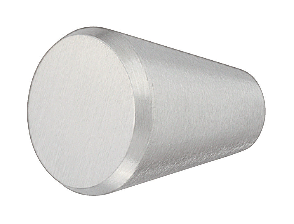 Häfele 155.01.512 Knob, Mid-Century Modern, Matte, Stainless Steel, Ø20 mm ( 13/16")