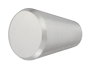 Häfele 155.01.512 Knob, Mid-Century Modern, Matte, Stainless Steel, Ø20 mm ( 13/16")