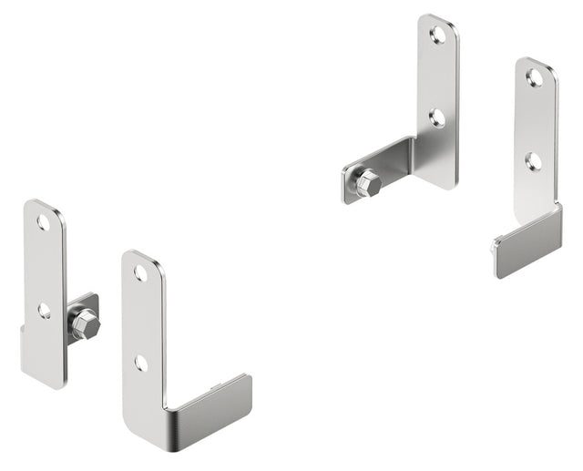 Häfele 433.30.908 Reinforcement Bracket Set, For Riverso Drawer System, For cabinet width: 600 mm