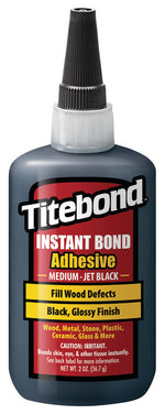 Häfele 003.50.012 Titebond®, Instant Bond, 2 oz., Adhesive medium black