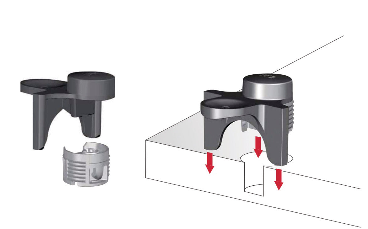 Häfele 001.32.759 Template, PK2 PRO Shelf Support