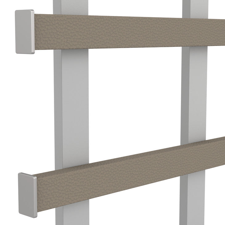 Häfele 807.71.322 TAG - Frame Kit, Octave Symphony Wall Mount System, Width: 35", black, oyster leather, anodized