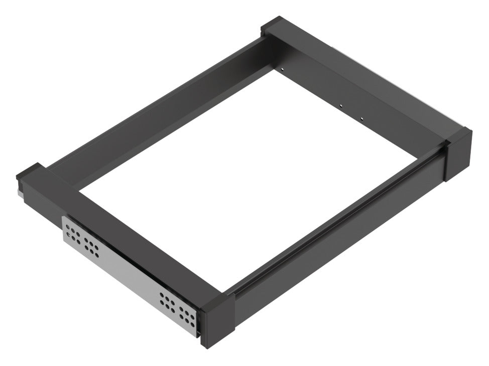 Häfele 807.81.589 TAG - Pull-Out Suspend Frame, Curate, black, 14" depth, 30" width