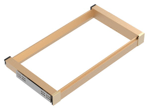 Häfele 807.81.523 TAG - Pull-Out Suspend Frame, Curate, matte aluminum, 20" depth, 18" width