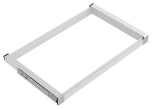 Häfele 807.81.554 TAG - Pull-Out Suspend Frame, Curate, matte aluminum, 20" depth, 24" width