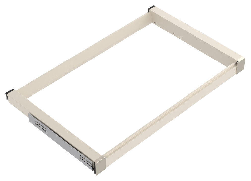 Häfele 807.81.545 TAG - Pull-Out Suspend Frame, Curate, matte nickel, 20" depth, 36" width